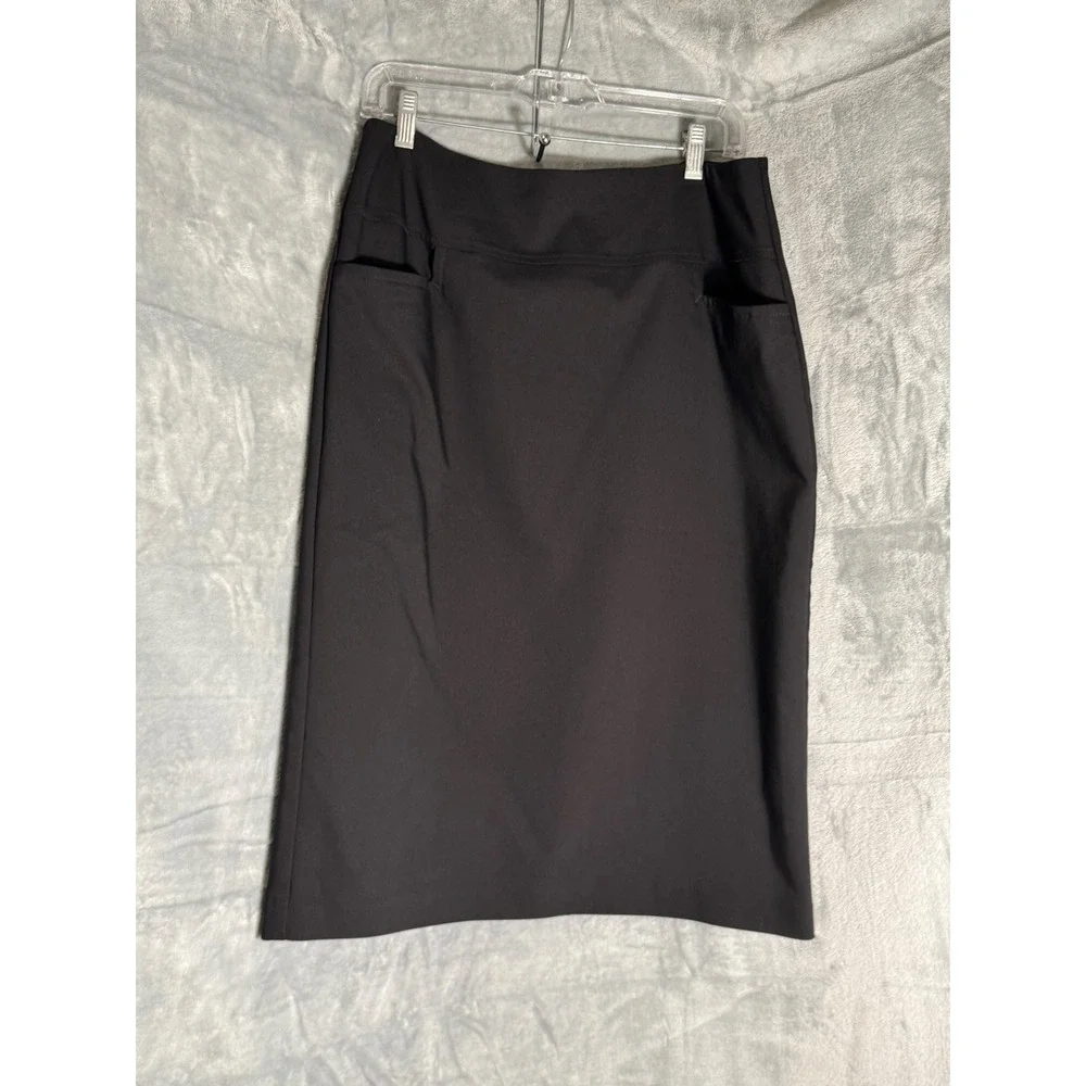 Christopher & Banks Black‎ Pencil Skirt Womens 12 Knee Length Career Office NWT